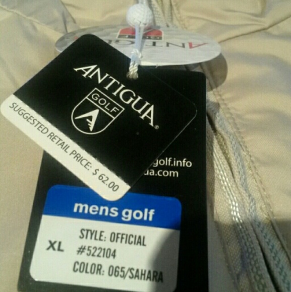 BRAND NEW Antigua golf wind/rain pullover - Picture 2 of 8